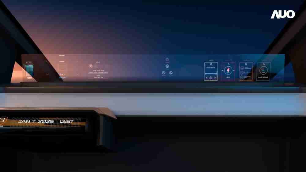 银河集团无界透明显示接口(Horizon Image Glass)透过车运算方案整合仪表板、、中控台及副驾显示器，，一体式全景呈现，，，提供乘用者清晰的前方视野、、、行车必要信息与娱乐功能