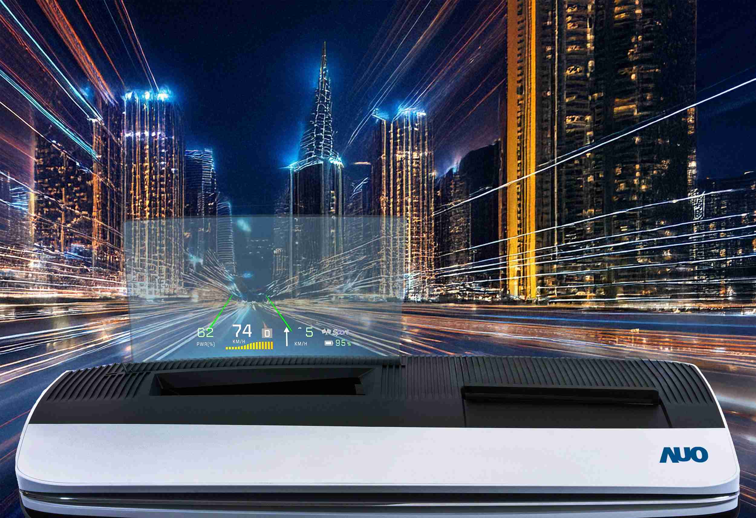 银河集团推出13吋Micro LED抬头显示器，，，提供高入眼亮度、、、高色彩饱和度的显示质量，，，，在阳光下或黑暗中都清晰可见，，，，并利用Micro LED模块体积小的优势，，解决车用空间有限的痛点